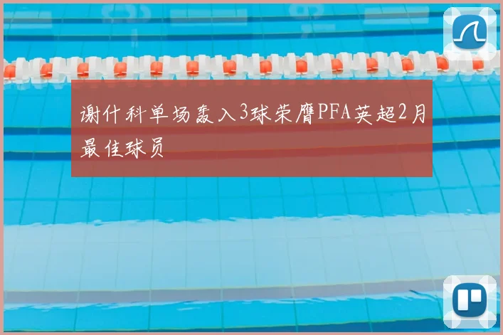 谢什科单场轰入3球荣膺PFA英超2月最佳球员